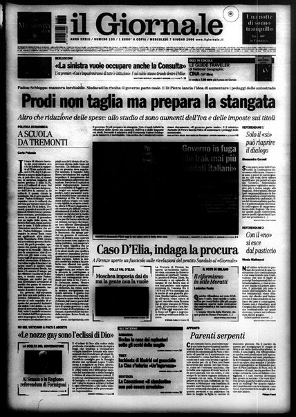 Il giornale : quotidiano del mattino